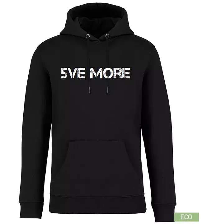 5VE MORE Organic Hoodie Logo
