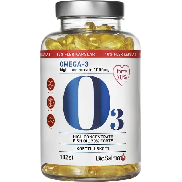 BioSalma Omega-3 Forte 132 kapslar