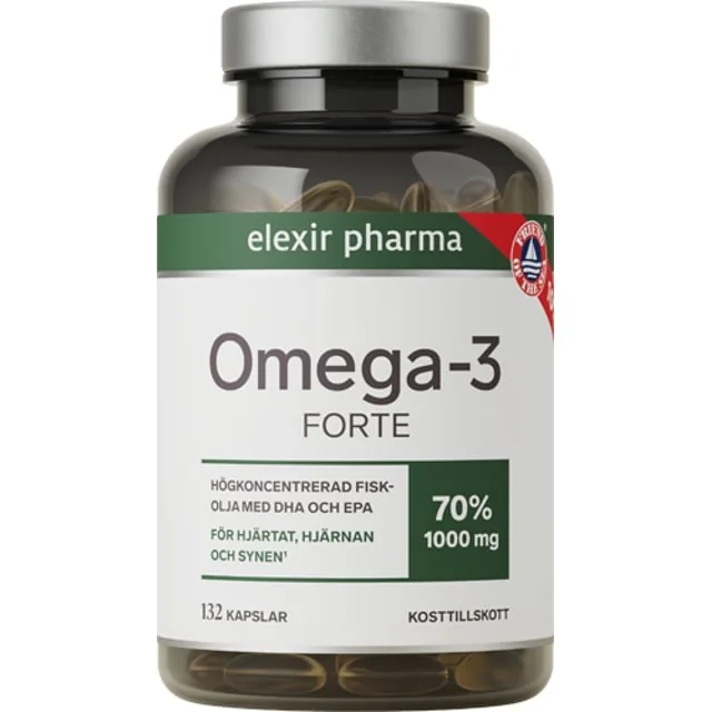 Elexir Pharma Omega-3 Forte 132 kaps