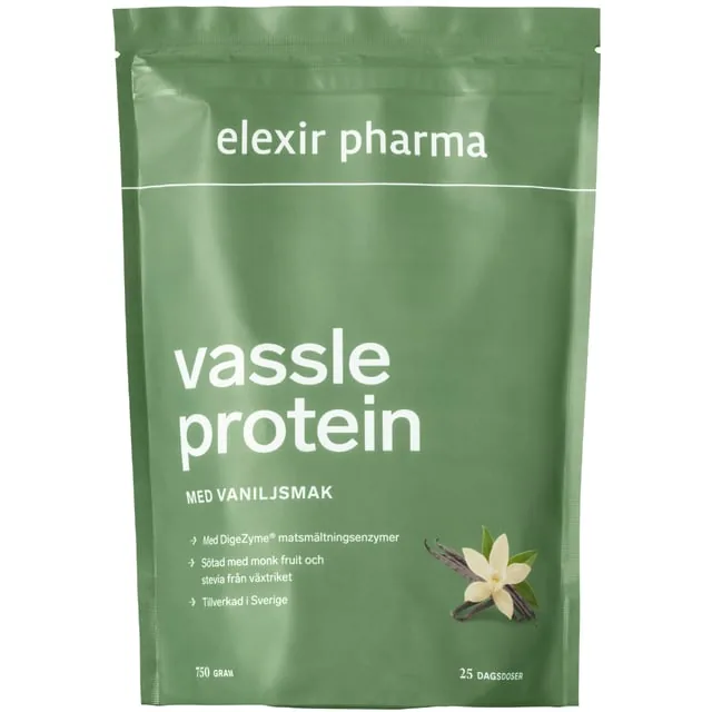 Elexir Pharma Vassle Vanilj 750g