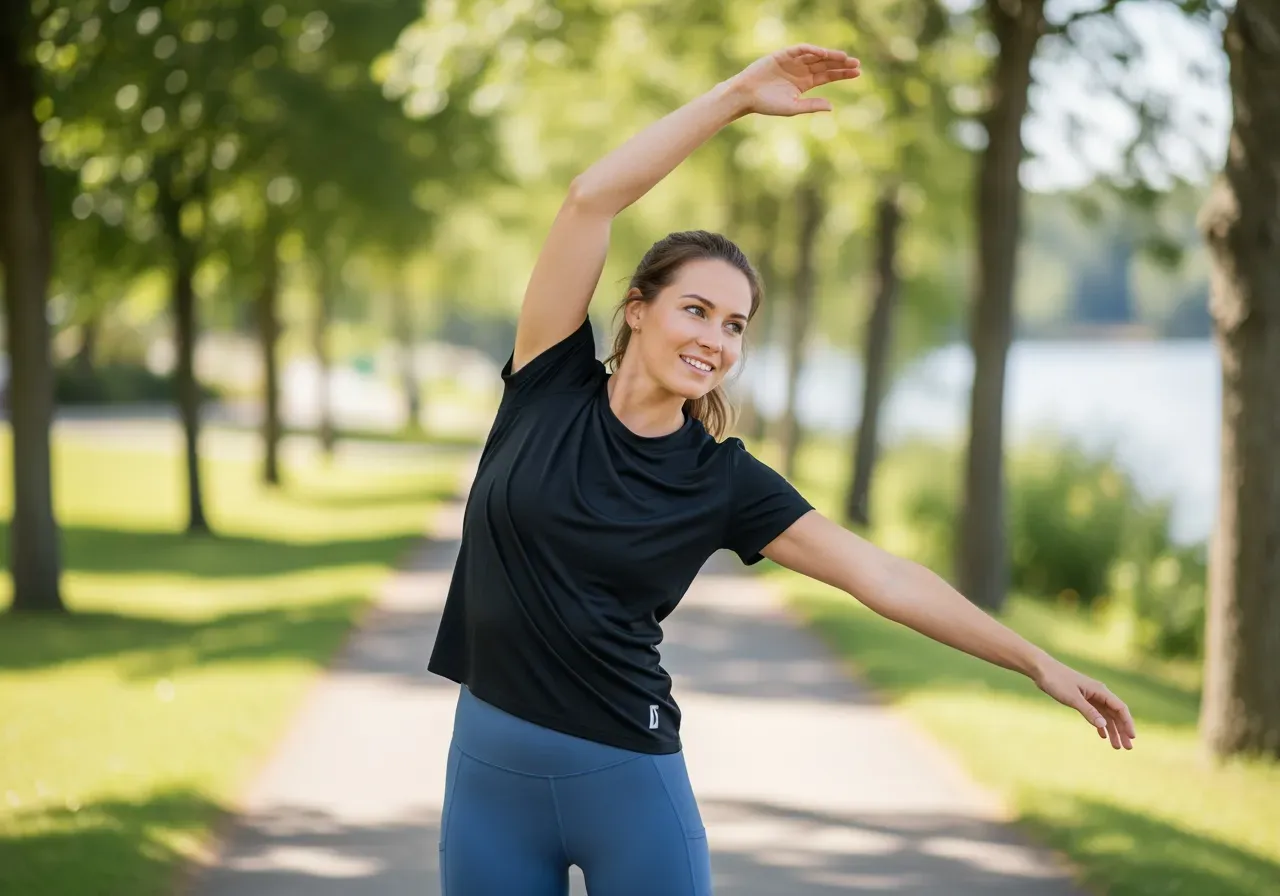 Safirblå herrträningströja i M–XL