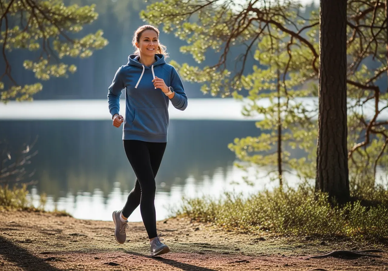 Lila funktionströja för dam