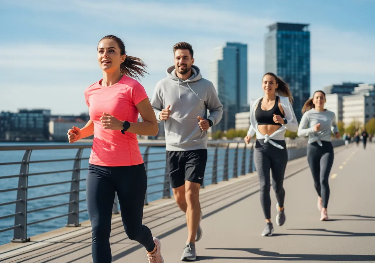 Svart denimtopp för träning